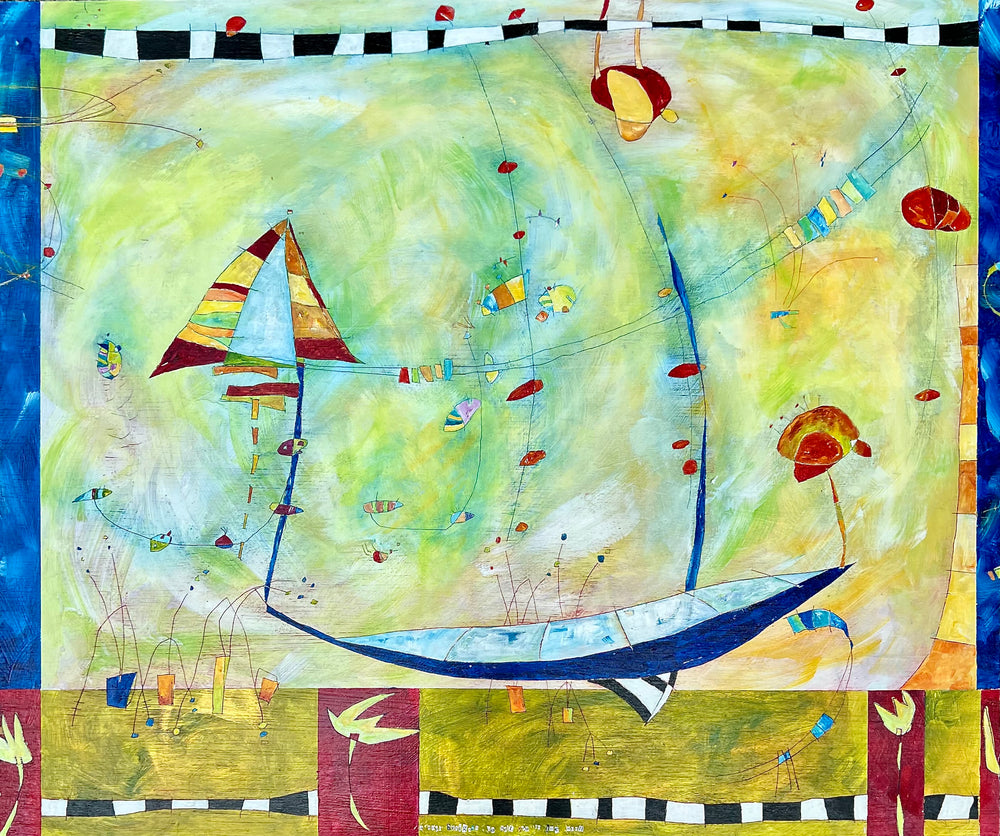 A boat designed to sail you to the moon (30