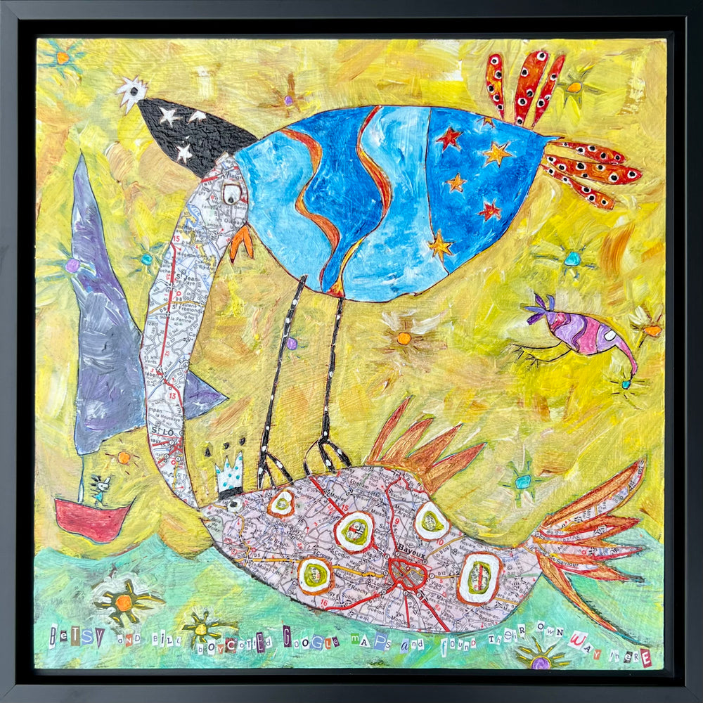 Betsy and Bill boycotted Google maps and found their own way there (11