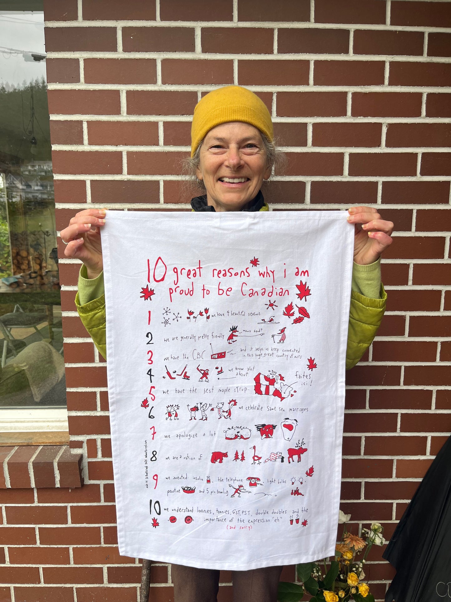 
                  
                    Tea Towel - 10 Great reasons why I am proud to be Canadian
                  
                