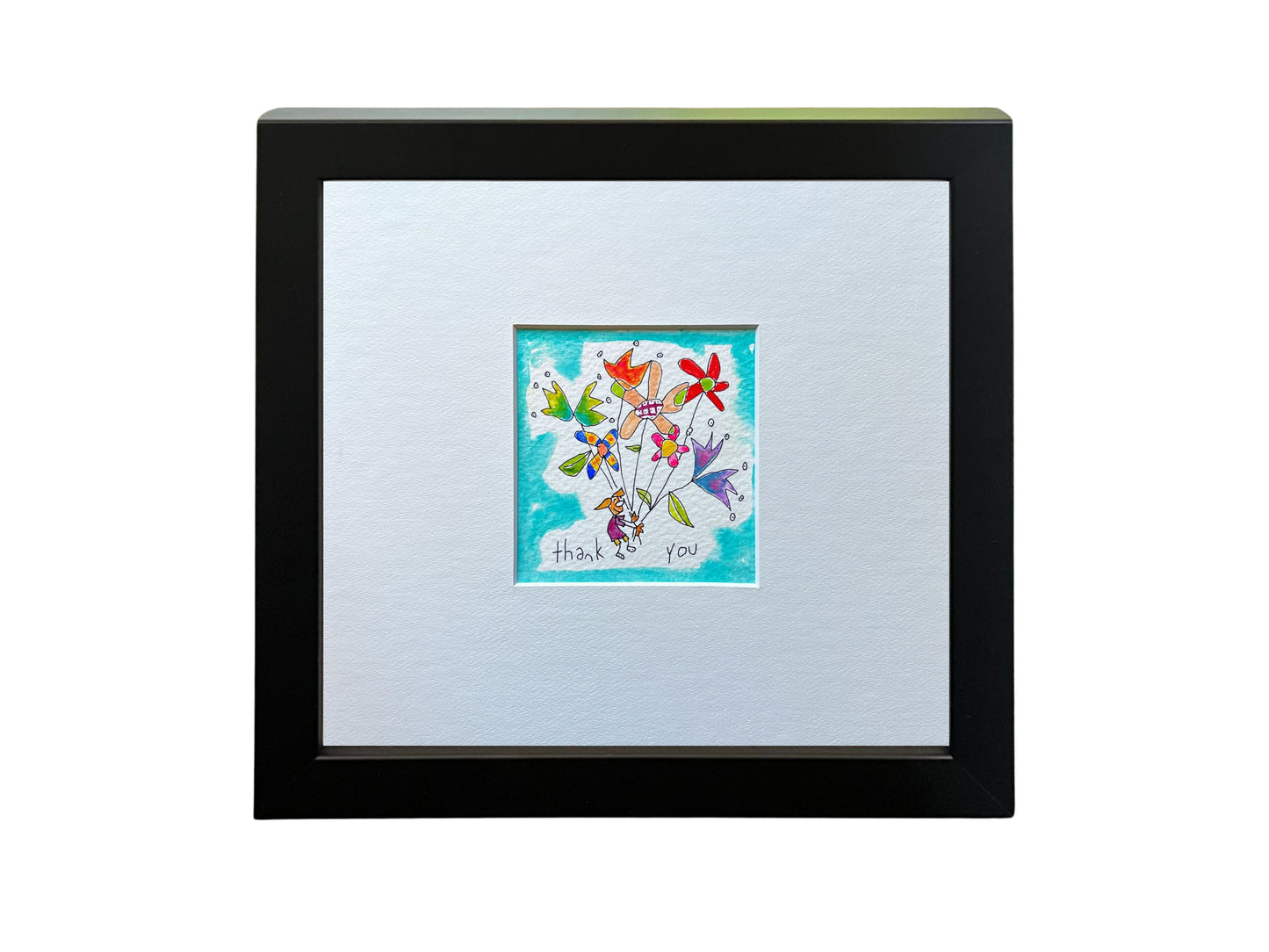 
                  
                    Thank you (flowers) (framed watercolour)
                  
                