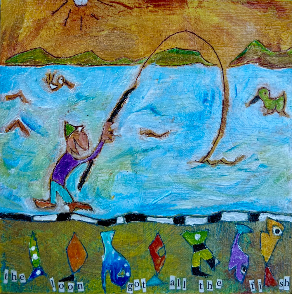 The loon got all the fish (4