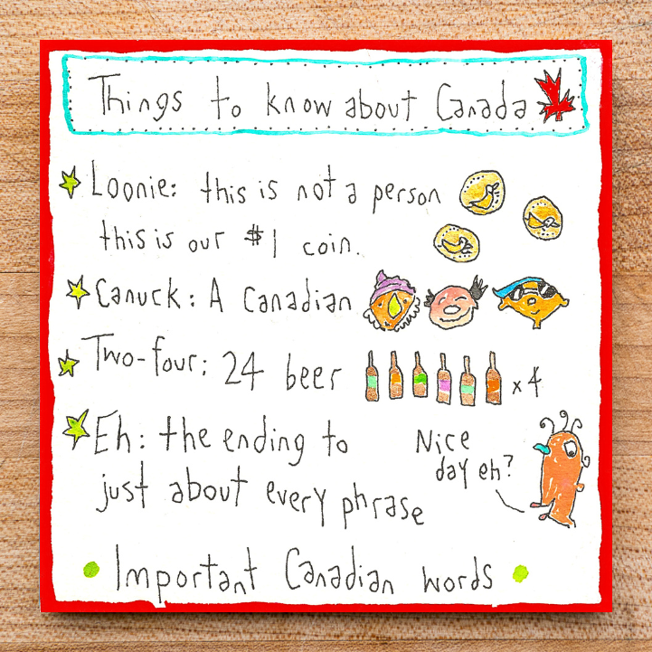 Things to know about Canada... Important Canadian words