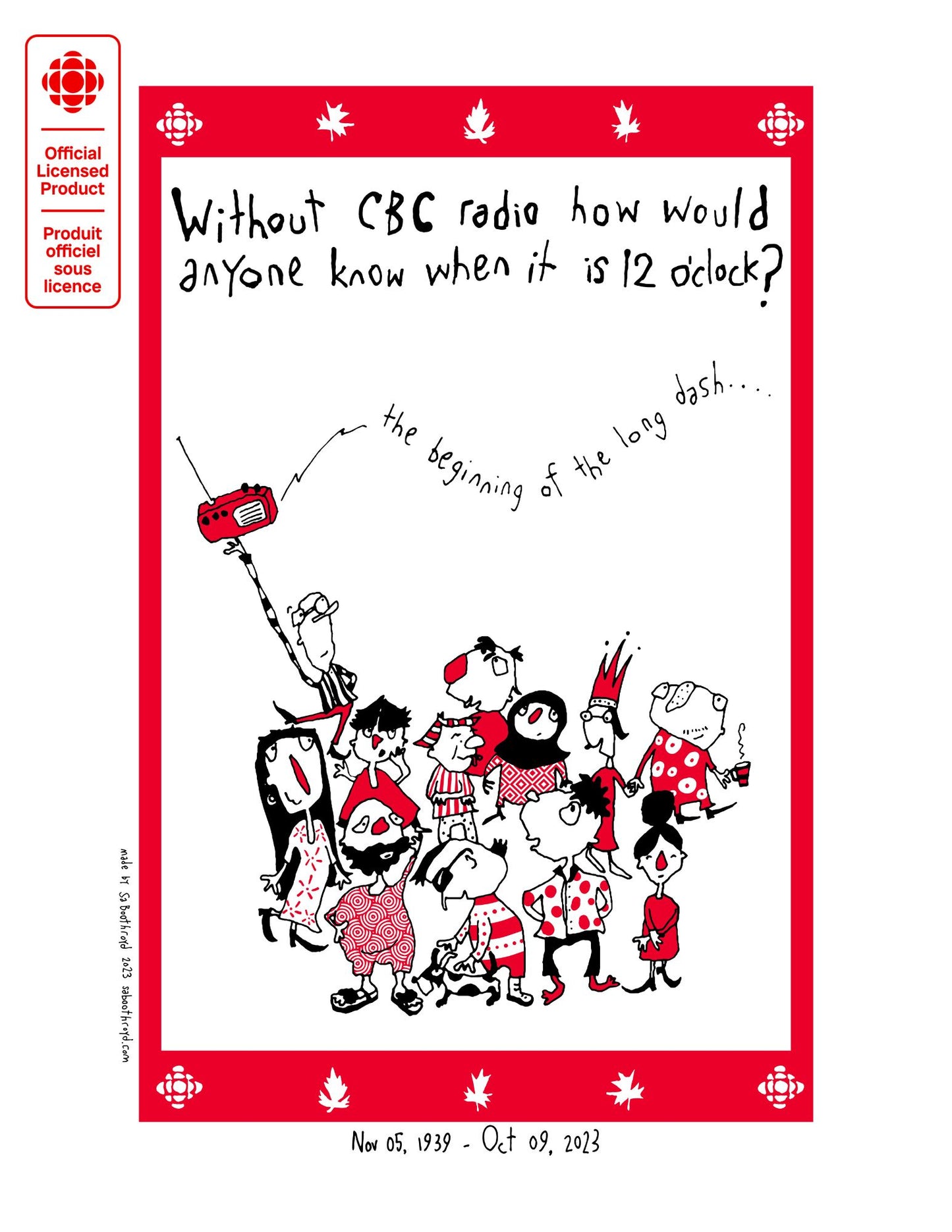 
                  
                    Print - CBC The beginning of the long dash (10 o'clock, 11 o'clock, 12 o'clock, 1 o'clock & 2 o'clock)
                  
                