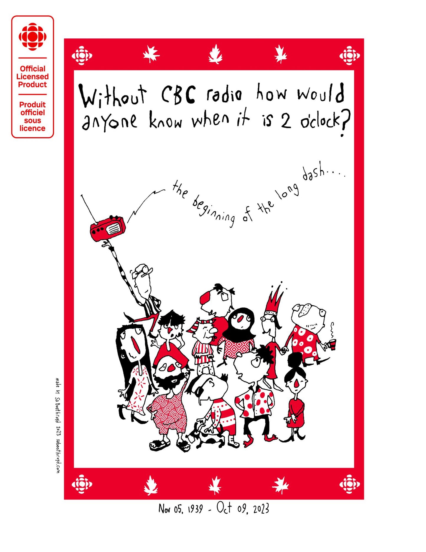 
                  
                    Print - CBC The beginning of the long dash (10 o'clock, 11 o'clock, 12 o'clock, 1 o'clock & 2 o'clock)
                  
                
