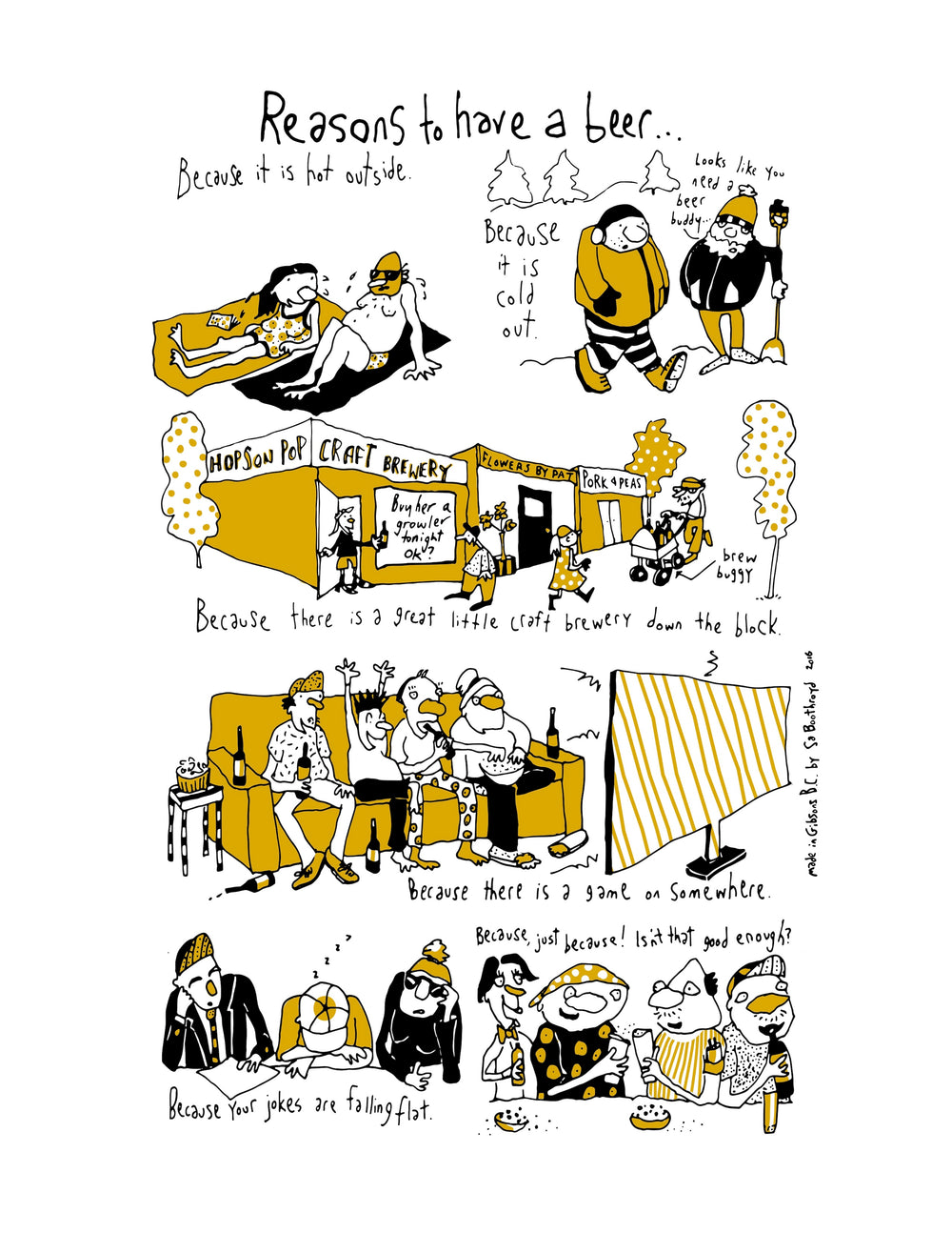 Print - Reasons to have a beer