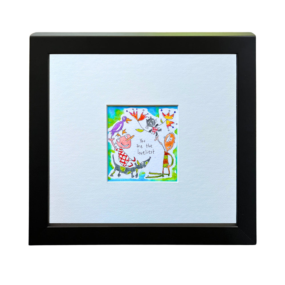 
                  
                    You are the loveliest (cat) (framed watercolour)
                  
                