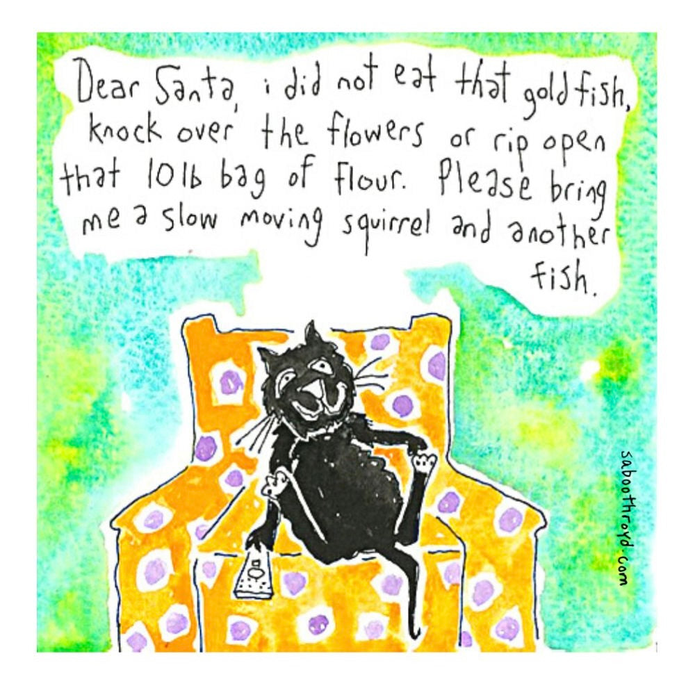 
                  
                    Mini Card - Dear Santa, I did not eat that goldfish...
                  
                